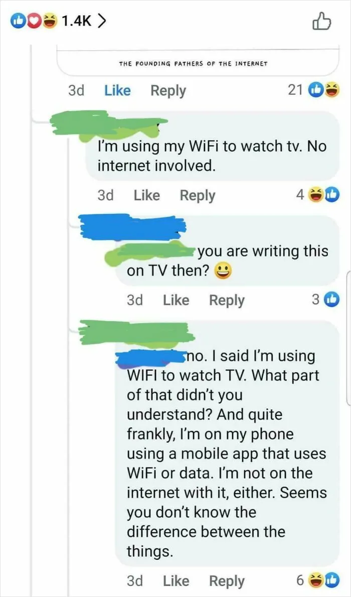 Ah Yes, The Ever Trusty No-Internet WiFi Technology