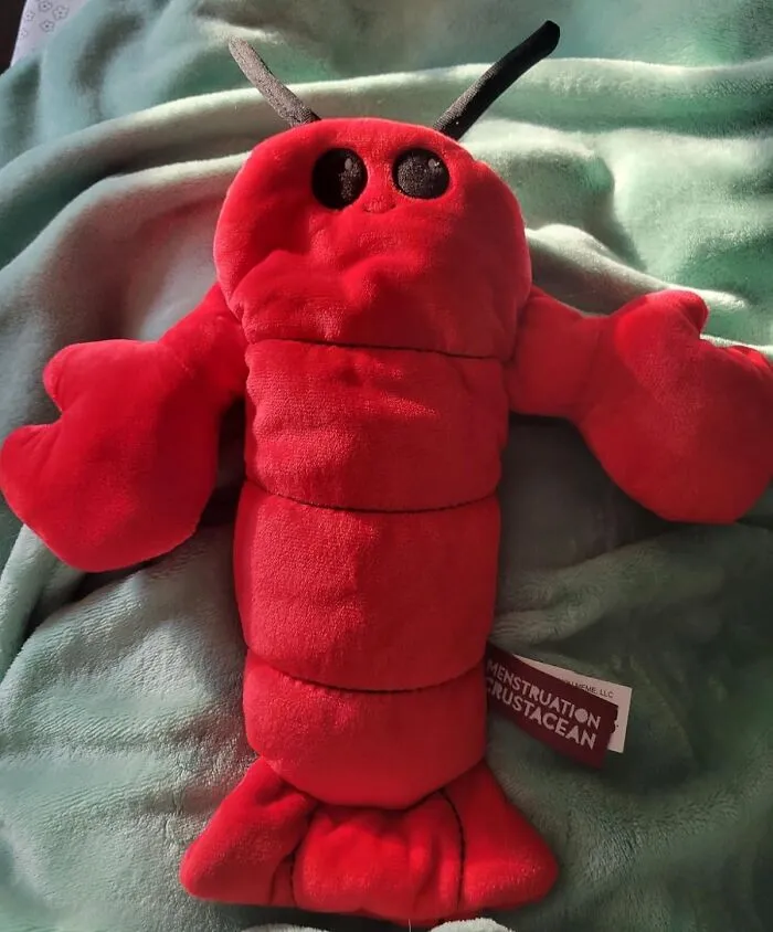 Adding A Dose Of 'Wait, What?' And A Surprising Amount Of 'Aww' To Your Monthly Routine, Meet The Unforgettable <a Style="Display:inline;" Href="Https://Www.amazon.com/Menstruation-Crustacean-Lobster-Removable-Lavender/Dp/B09ptgq4ck?ie=utf8&th=1&linkcode=ll1&tag=bpsquirrel-20&linkid=f09ccc6927a4cd928d0b0c7b944f6266&language=en_us&ref_=as_li_ss_tl" Target="_blank"><span Style="Font: Inherit; Color: #d74b1f;"> Menstruation Crustacean Lobster</Span>