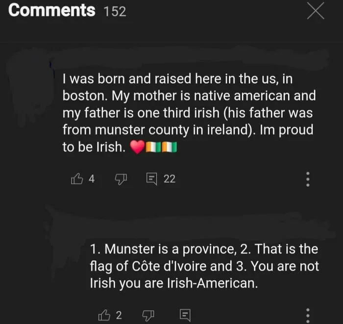 'Im Proud To Be Irish'