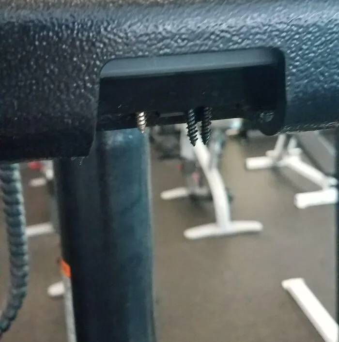 These Screws Hanging Off This Workout Machine That Hit My Knee 2 Times