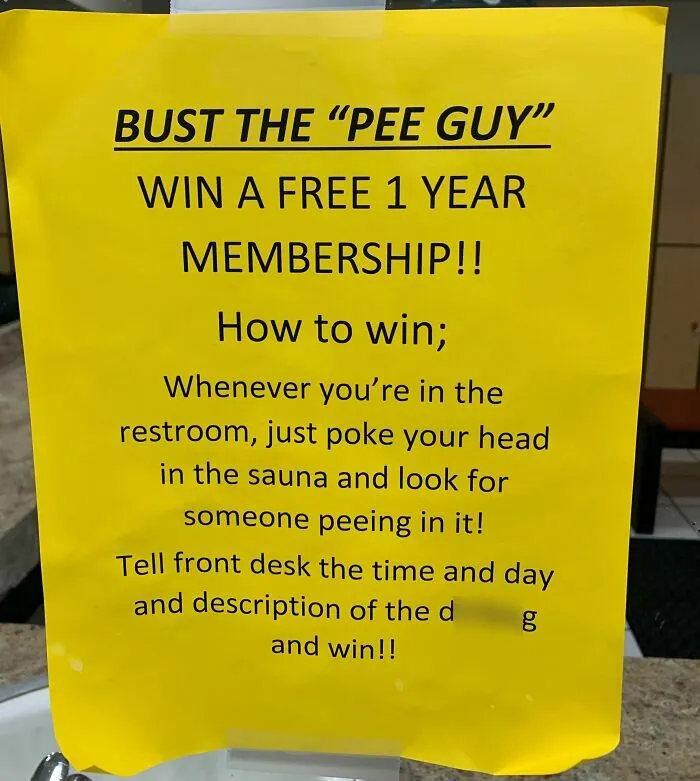 My Gym Is Trying To Catch A Phantom P**ser