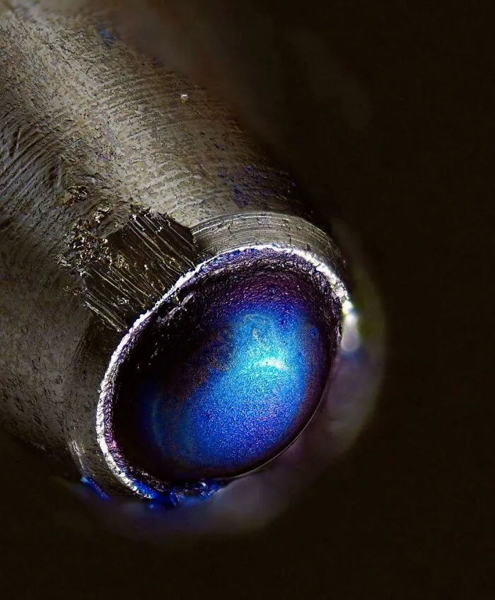 New Ballpoint Pen Under The Microscope