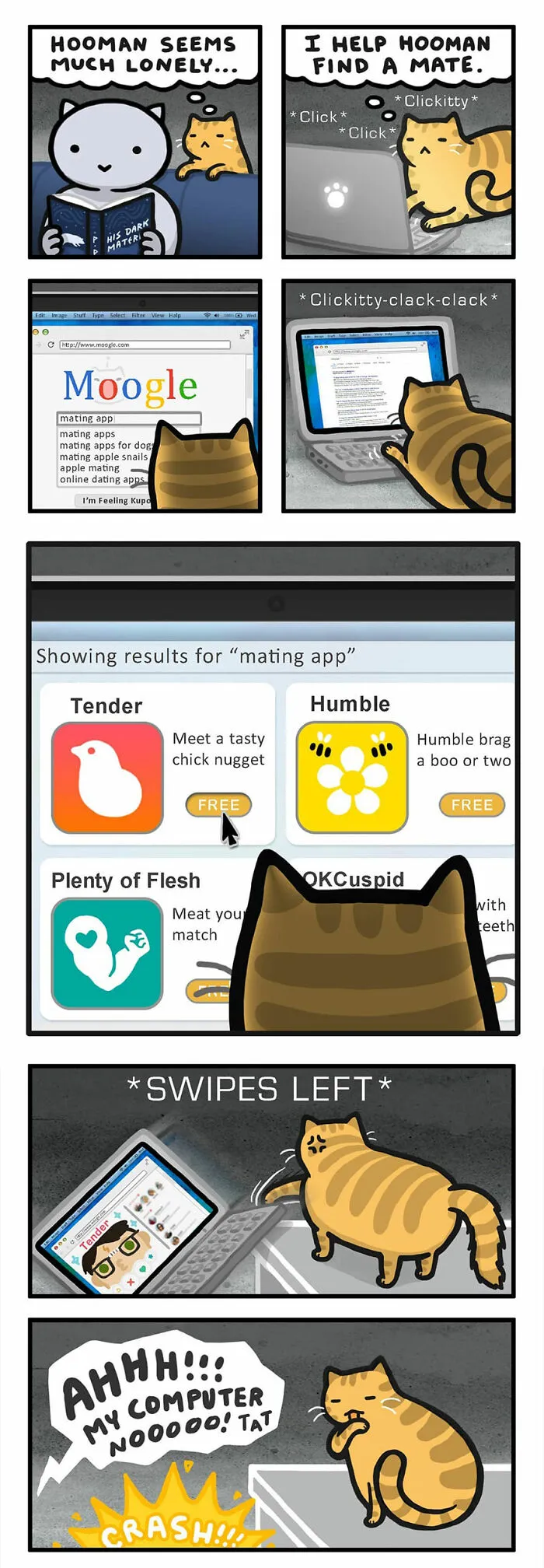 Artist Created 33 New Comics Showing That Life With Cats Is Equal Parts Adorable And Absurd