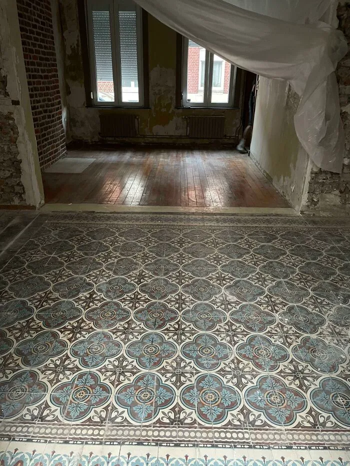 I Was Advised To Post Here The Authentic Tiles I Found In My Newly Purchased House. The Wooden Floor Is Also Original