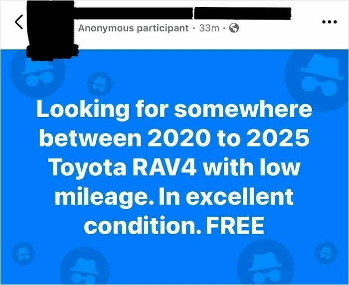 Give Me A (Basically) Brand New Car- For Free Of Course
