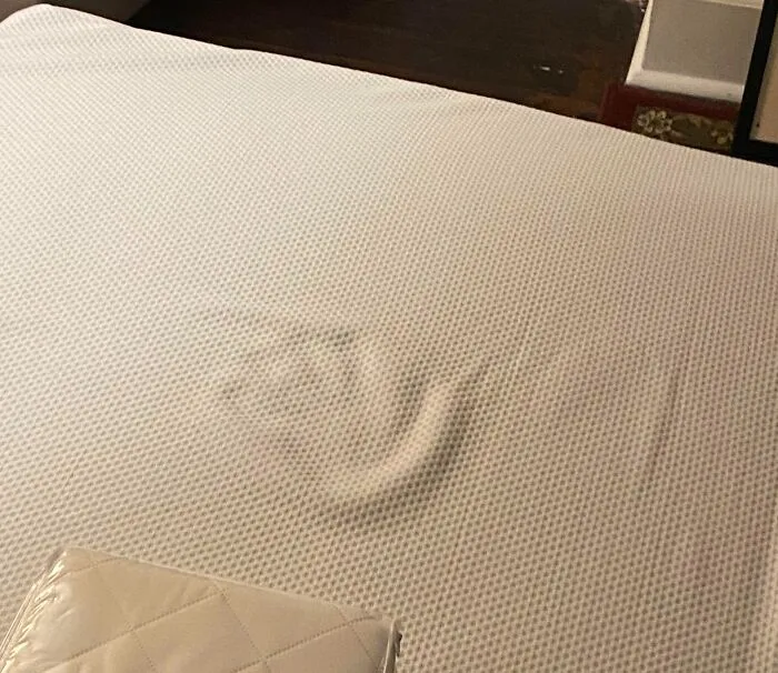 Came Home After Work To A Handprint On My New Mattress. Other Strange Happenings In My Place Recently As Well (I Live Alone)