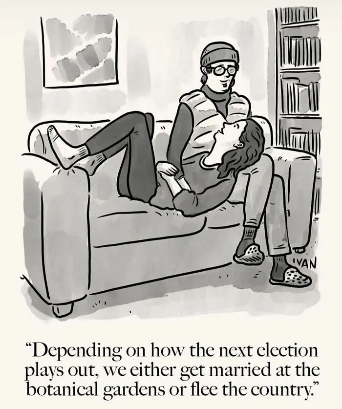 Artist Made 40 Clever Cartoons That Prove You Only Need One Frame To Tell A Story