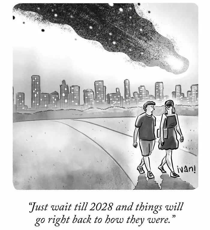 Artist Made 40 Clever Cartoons That Prove You Only Need One Frame To Tell A Story