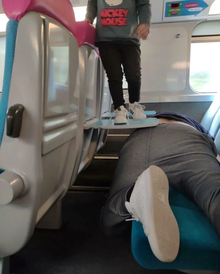 Having A Nice And Calm Train Trip