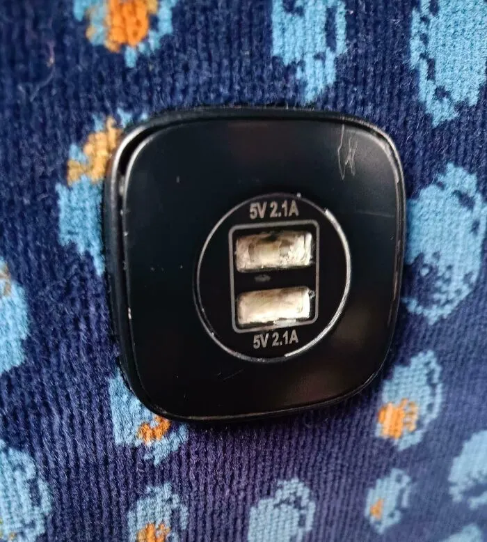 Someone Put Bubble Gum In The Phone Charger