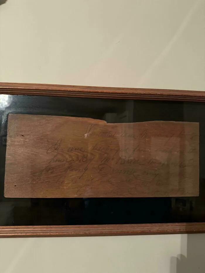 136 Year Old Note Found On A Shingle When My Parents Renovated Their House
