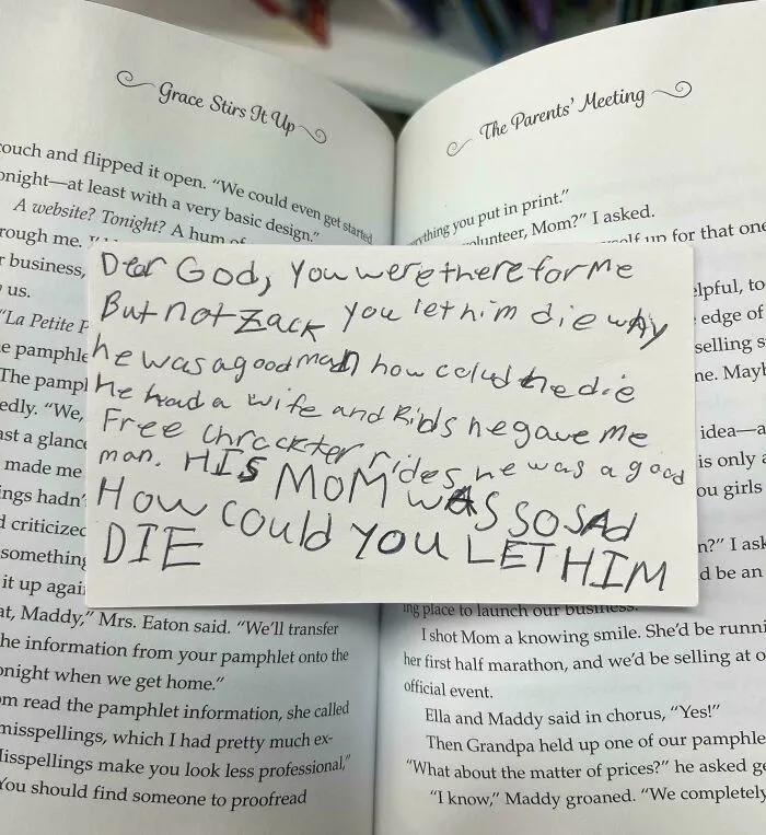I Found This In A Children’s Book At Goodwill :(