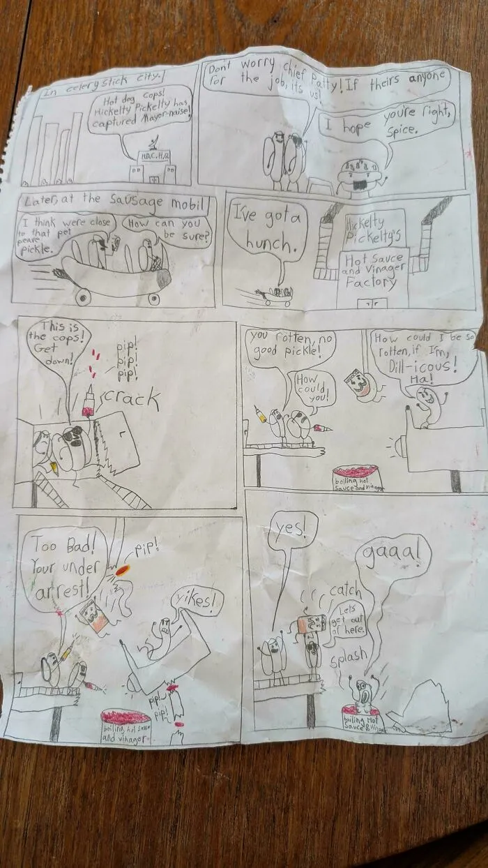 My Dad Works At An Elementary School And Found This In The Hallway: