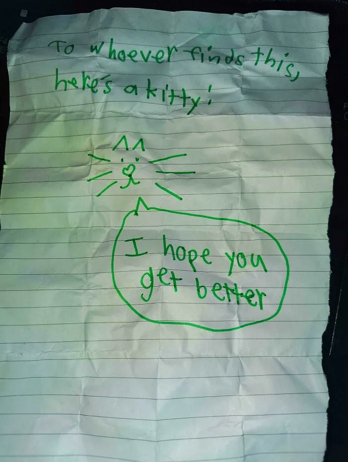 While I Was In The Hospital, I Found A Note Hidden Inside A Crack In The Floor In My Room