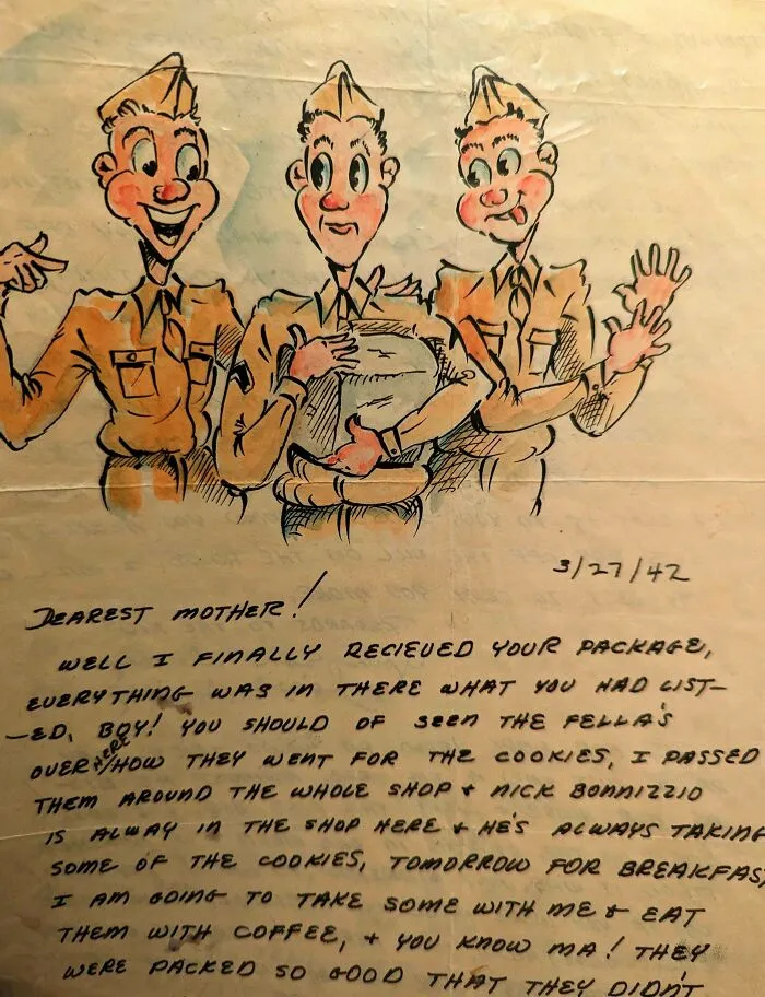 Last Week I Discovered My Grandpa's Letters From WWII