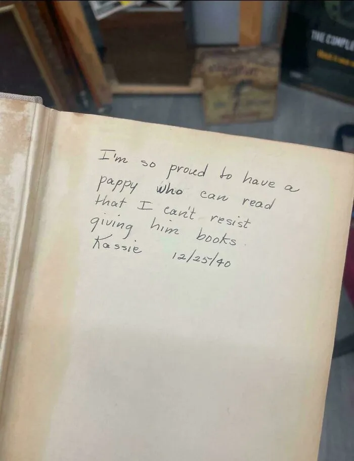 Found In Antique Mall Book