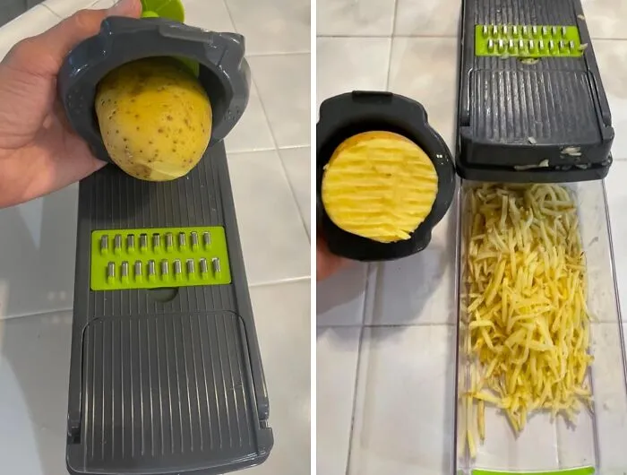 If Your Kitchen Currently Hosts More Single-Purpose Slicing Gadgets Than An Infomercial Marathon, This <a Style="Display:inline;" Href="Https://Www.amazon.com/Vegetable-Chopper%ef%bc%8cputsea-Chopper%ef%bc%8cmultifunctional-Chopper%ef%bc%8cvegetable-Blades%ef%bc%8conion/Dp/B0c8ckdmcm?ie=utf8&linkcode=ll1&tag=bptapir-20&linkid=d0c010bd8b9d9fa5768ef2ae415d205e&language=en_us&ref_=as_li_ss_tl" Target="_blank"><span Style="Font: Inherit; Color: #d74b1f;"> Multifunctional Vegetable Chopper With 7 Blades</Span> Is The One Ring (Or, Well, Chopper) To Rule Them All, Simplifying Your Prep Work Dramatically
