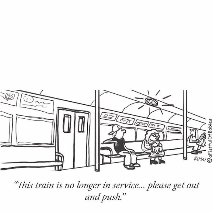 This Ex-Late Show Writer Turns Everyday Life Into Absurdly Funny Cartoons (40 Pics)