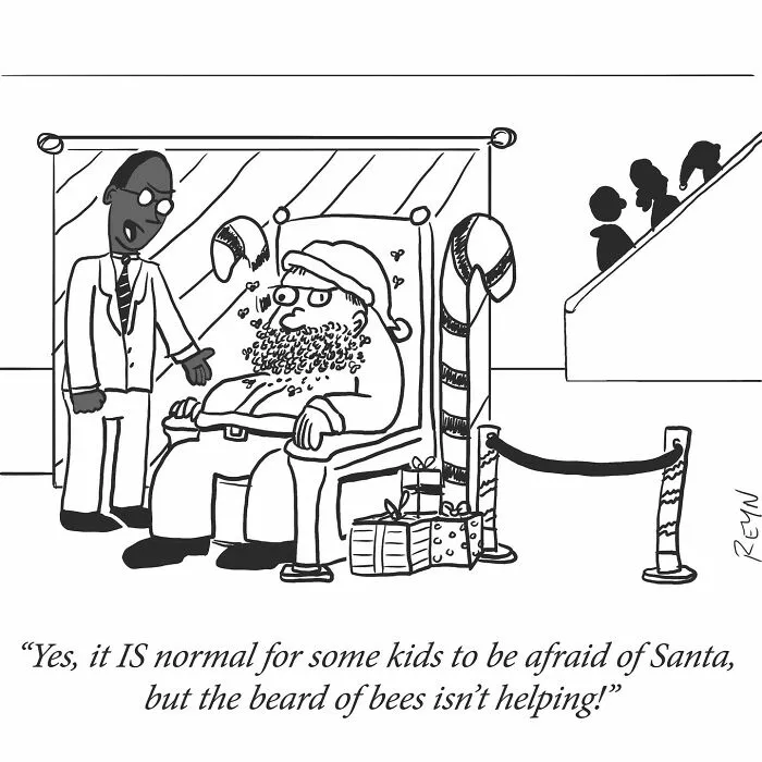This Ex-Late Show Writer Turns Everyday Life Into Absurdly Funny Cartoons (40 Pics)