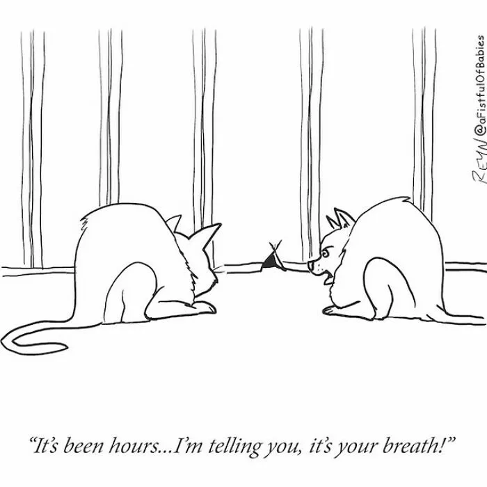 This Ex-Late Show Writer Turns Everyday Life Into Absurdly Funny Cartoons (40 Pics)