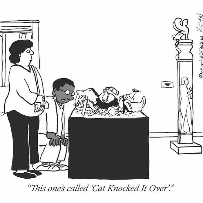 This Ex-Late Show Writer Turns Everyday Life Into Absurdly Funny Cartoons (40 Pics)
