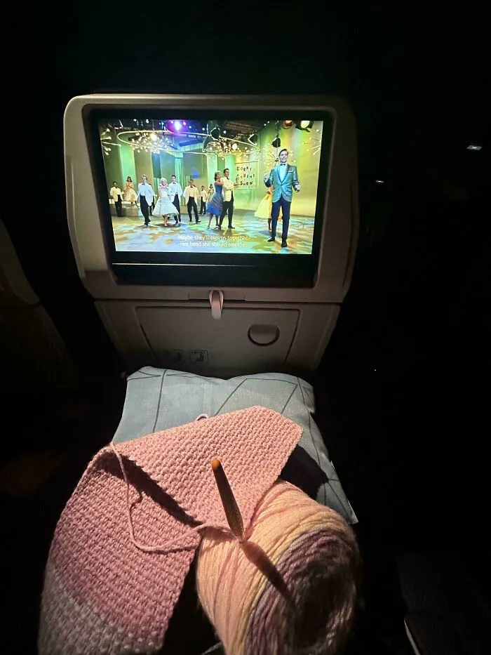 Success! 9.5 Hour From Canada To France Round Trip 🇨🇦🇫🇷 Thankful For Nostalgic Movies, Crochet, And Modern Medicine. No Panic Attacks On The Longest Flights Of My Life, After Almost Cancelling The Night Before. Had An Amazing Vacation And Didn’t Let My Fear Stop Me