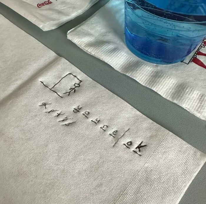 Was Getting Super Anxious During Turbulence On A Flight Today And My Boyfriend Tried To Distract Me With Hangman