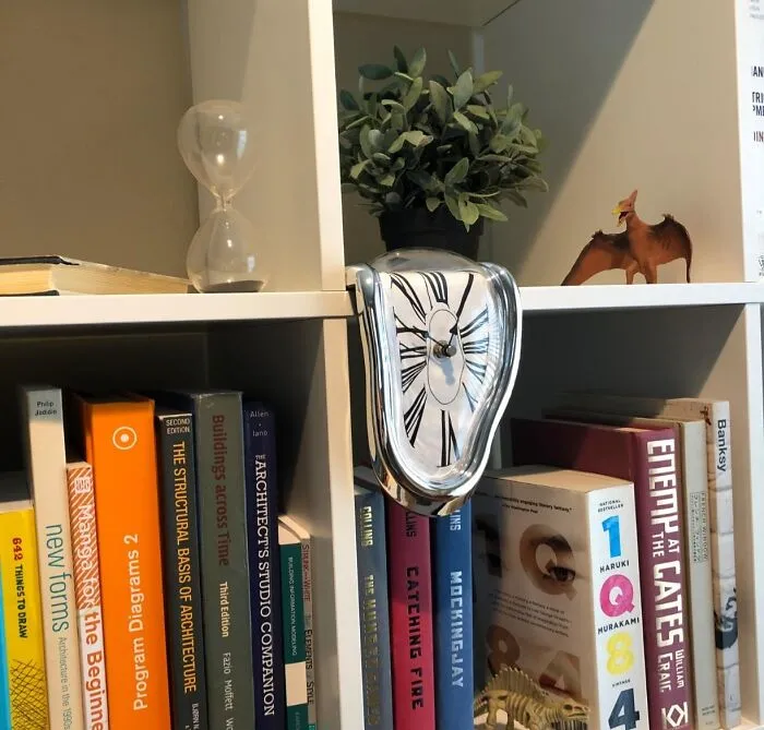 If Time Feels A Bit Wibbly Wobbly, Timey Wimey These Days, This <a Style="Display:inline;" Href="Https://Www.amazon.com/Decorative-Dali-Watch-Melting-Clock/Dp/B01j89w6xc?ie=utf8&linkcode=ll1&tag=bpbobcat-20&linkid=161b83d1dd84cd6d84af881f7e78d9f1&language=en_us&ref_=as_li_ss_tl" Target="_blank"><span Style="Font: Inherit; Color: #d74b1f;"> Melting Dali Clock </Span> Is The Only Timepiece That Truly Understands Your Vibe