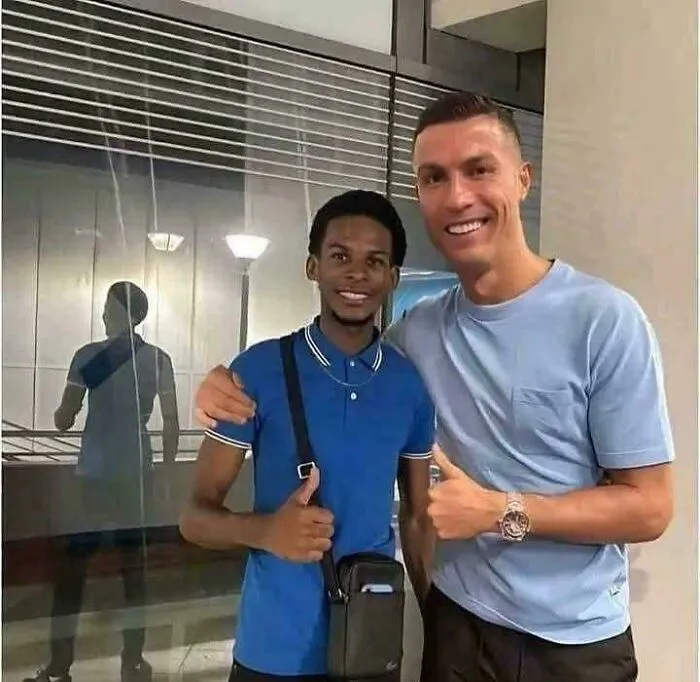 Hoy conocí a Ronaldo 🤩