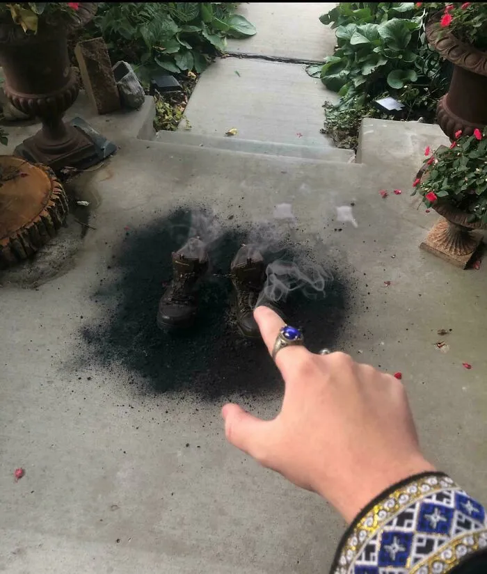 Acabo de evaporar a este tipo
