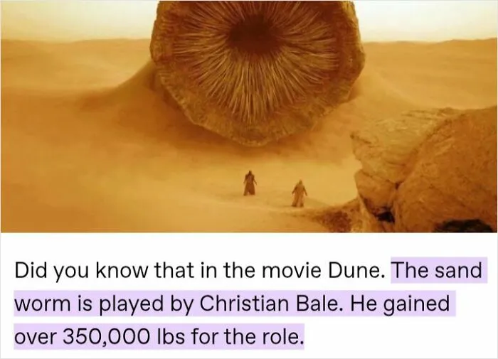 Such Incredible Dedication For The Role