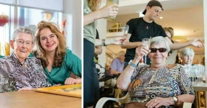 For Over 13 Years, A Dutch Nursing Home Has Been Providing Free Rent To Students In Exchange For 30 Hours Each Month Assisting Them, Keeping Them Company And Hosting Dinners For Them