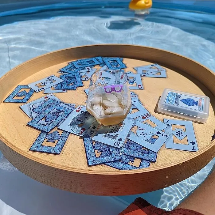 Your Poolside Poker Games Or Beachside Go Fish Tournaments No Longer Have To Fear Rogue Splashes Or Sudden Downpours Thanks To These <a Style="Display:inline;" Href="Https://Www.amazon.com/Hoyle-Waterproof-Clear-Playing-Cards/Dp/B000j3z7tc?ie=utf8&th=1&linkcode=ll1&tag=bpkiwi-20&linkid=bb1eba24642493c02880a3eafd6c7f3e&language=en_us&ref_=as_li_ss_tl" Target="_blank"><span Style="Font: Inherit; Color: #d74b1f;"> Waterproof Playing Cards </Span>