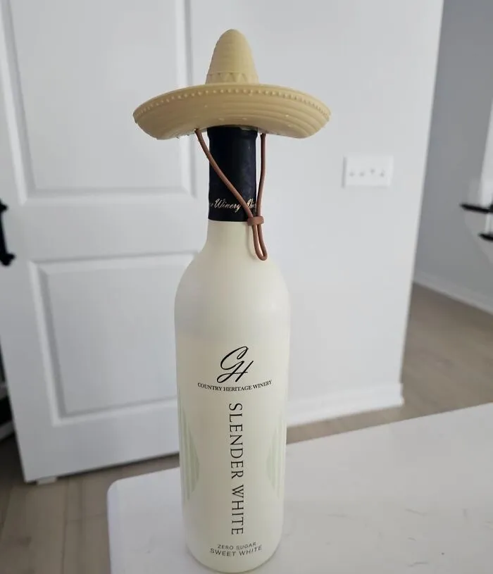 Let Your Wine Bottle Wear A Little Hat And Keep Its Cool, Much Like You After A Few Sips, With A <a Style="Display:inline;" Href="Https://Www.amazon.com/Silicone-Sombrero-Accessories-Monkey-Business/Dp/B0bk94htx7?ie=utf8&th=1&linkcode=ll1&tag=bpbutterfly-20&linkid=35dc23b2afa64799ca1471c133d804e9&language=en_us&ref_=as_li_ss_tl" Target="_blank"><span Style="Font: Inherit; Color: #d74b1f;"> Silicone Sombrero Wine Stopper </Span>