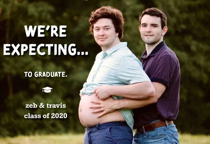 My Grandma Wanted Some “Creative” Grad Photos Of My Friend Since We’re Graduating At The Same Time. This Was Her Least Favorite