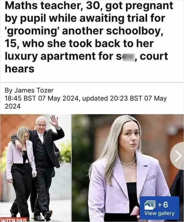 Maths teacher involved in court case with pupil, highlighting disturbing issues of traumatizing the next generation.