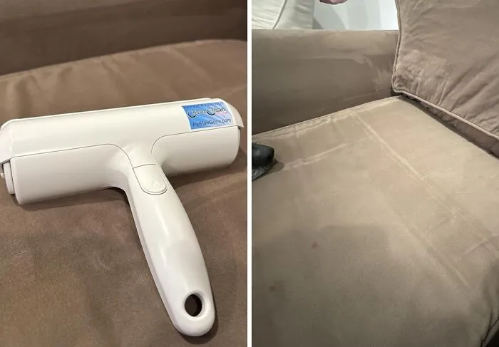 Forget Those Weak, Sticky Little Sheets, This <a Style="Display:inline;" Href="Https://Www.amazon.com/Pet-Hair-Remover-Cat-Roller/Dp/B07f178k9n?ie=utf8&th=1&linkcode=ll1&tag=bptapir-20&linkid=7b59a8267ce34db3b9d4a5b3cf84c7fb&language=en_us&ref_=as_li_ss_tl" Target="_blank"><span Style="Font: Inherit; Color: #d74b1f;"> Chom Chom Roller </Span> Is The Heavy-Duty Fur-Fighting Upgrade Your Couch Has Been Dreaming About