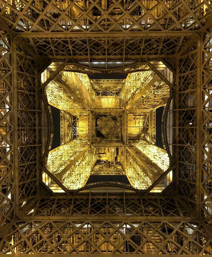 The Eiffel Tower From Underneath