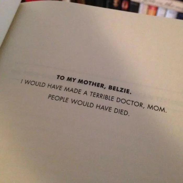 Dedicating A Book