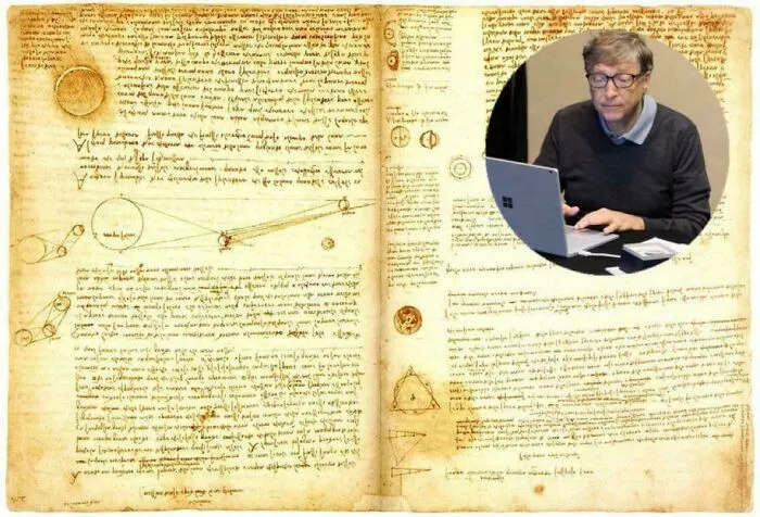 Bill Gates Purchased Leonardo Da Vinci's Codex For $30,802,500