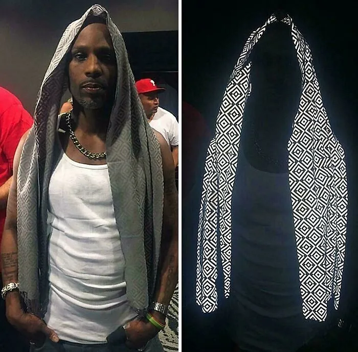 Anti-Paparazzi Scarf That Ruins Photos By Affecting Flash Photography