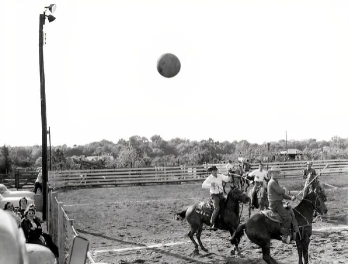 Cowboys Play Palmetto Polo: New Smyrna Beach, Florida, 1953
