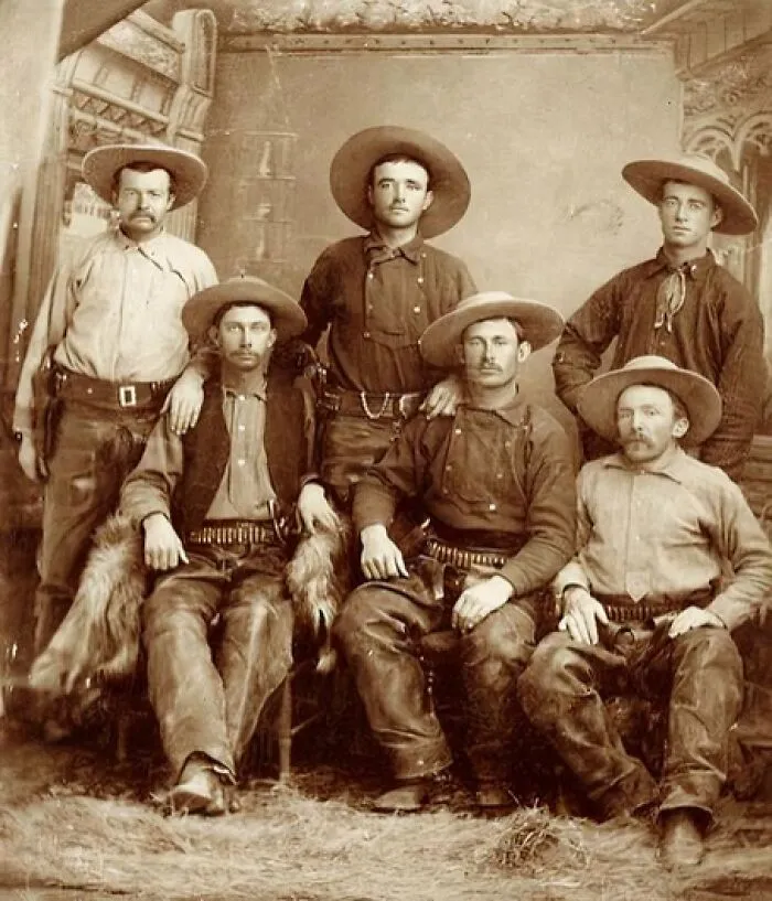Cowboys, Near Douglas, Arizona, Circa 1885