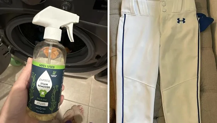 When Your Clumsy Alter Ego Makes An Appearance, The <a Style="Display:inline;" Href="Https://Www.amazon.com/Puracy-Cleaning-Spray-Natural-Cleaner/Dp/B09xfh11kj?ie=utf8&th=1&linkcode=ll1&tag=bphawk-20&linkid=eaf7dd7d4192bea3028ad1c95ec2ef0f&language=en_us&ref_=as_li_ss_tl" Target="_blank"><span Style="Font: Inherit; Color: #d74b1f;"> Puracy Stain Remover Spray </Span> Is Like A Real-Life Undo Button For Fabric Tragedies