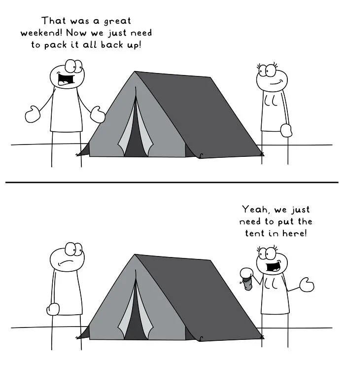 30 New ‘Hoppy Doodle’ Comics That Perfectly Capture The Chaos And Humor Of Everyday Life