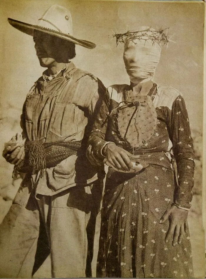 Couple At A Fair In Mexico 1940