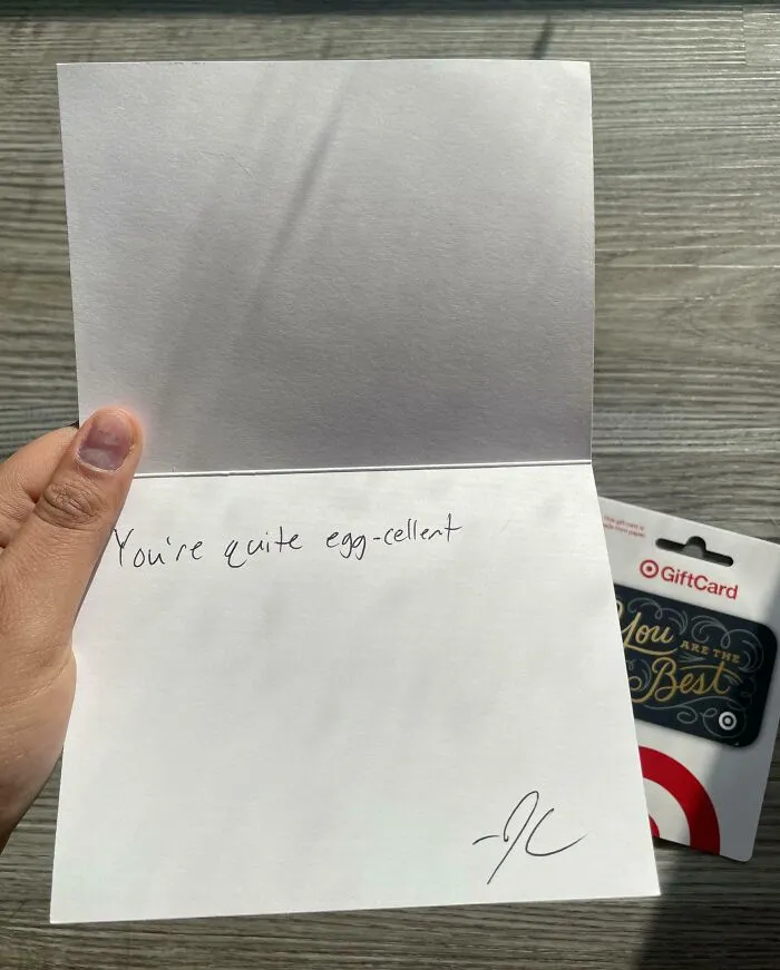 My Dad’s 20-Year Work Anniversary Card