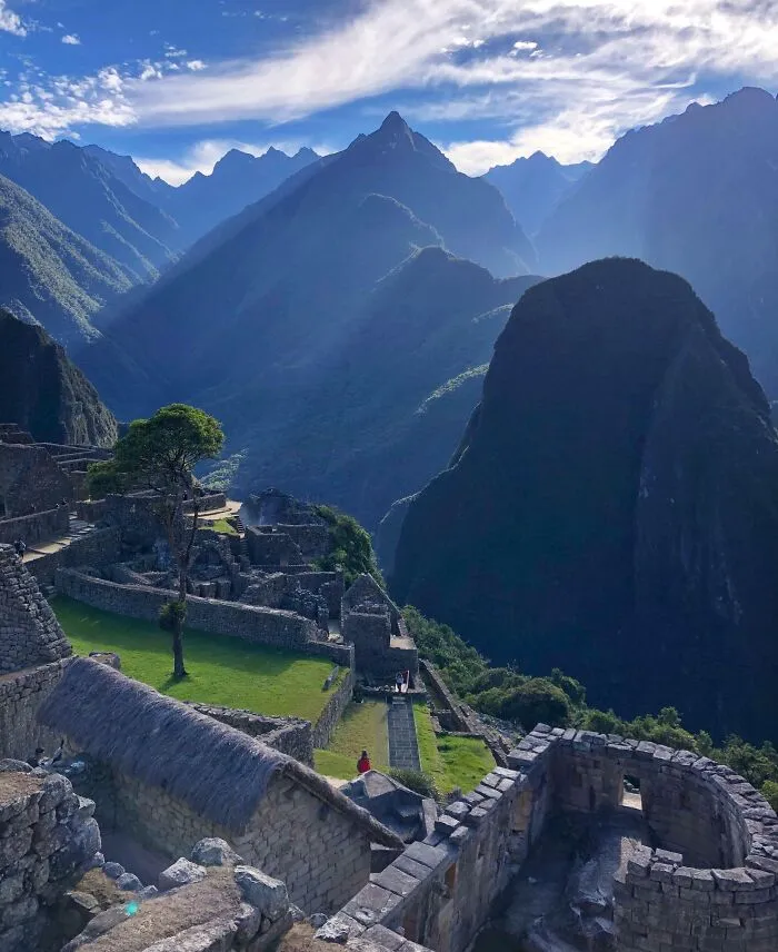 Caught This View On The Way Down From Machu Picchu