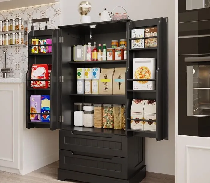When Your Snack Stash Has Officially Outgrown Your Kitchen Cupboards, A <a Style="Display:inline;" Href="Https://Www.amazon.com/Gizoon-Kitchen-Freestanding-Bathroom-Cabinets/Dp/B0drjlykm4?dib=eyj2ijoimsj9.rpibtmfx5bevodbeohs9ou_4d1kozep1ls5hqgenupptxa_llrmenyibfvdgelz0wxnlwf0uxzzo4q8uv1oiutdets_tzaspjuxezdgkcu64uoqel1sdp0mipz1_2_mxe1m8bszeq4hmmvcl-Vf4ht6gyyjxwdjm3i5yk6d-Xv4.oxqjupqsf_lworf8ekwl2b-G-Gt7ywosz12addtsd8u&dib_tag=se&qid=1750834887&sr=8-37&srs=121539626011&xpid=apzt2nkq8w4fn&th=1&linkcode=ll1&tag=bpmonkey-20&linkid=ab4cc6fb04b49a4d4580aa2e661b3cd7&language=en_us&ref_=as_li_ss_tl" Target="_blank">    <span Style="Font: Inherit; Color: #d74b1f;"> Standalone Pantry Cabinet </Span> Is Basically Its Own Glorious, Carb-Filled Apartment