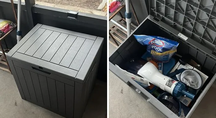All Those Sad, Soggy Cushions And Rogue Garden Tools Can Finally Get Their Own Little Studio Apartment, Which Is Basically What An <a Style="Display:inline;" Href="Https://Www.amazon.com/East-Oak-Accessories-Gardening-Waterproof/Dp/B09q39zy44?ie=utf8&th=1&linkcode=ll1&tag=bpcow-20&linkid=4d3cc69b9cdde23d752fe4907838c2f1&language=en_us&ref_=as_li_ss_tl" Target="_blank"> <span Style="Font: Inherit; Color: #d74b1f;"> Outdoor Storage Box </Span> Is